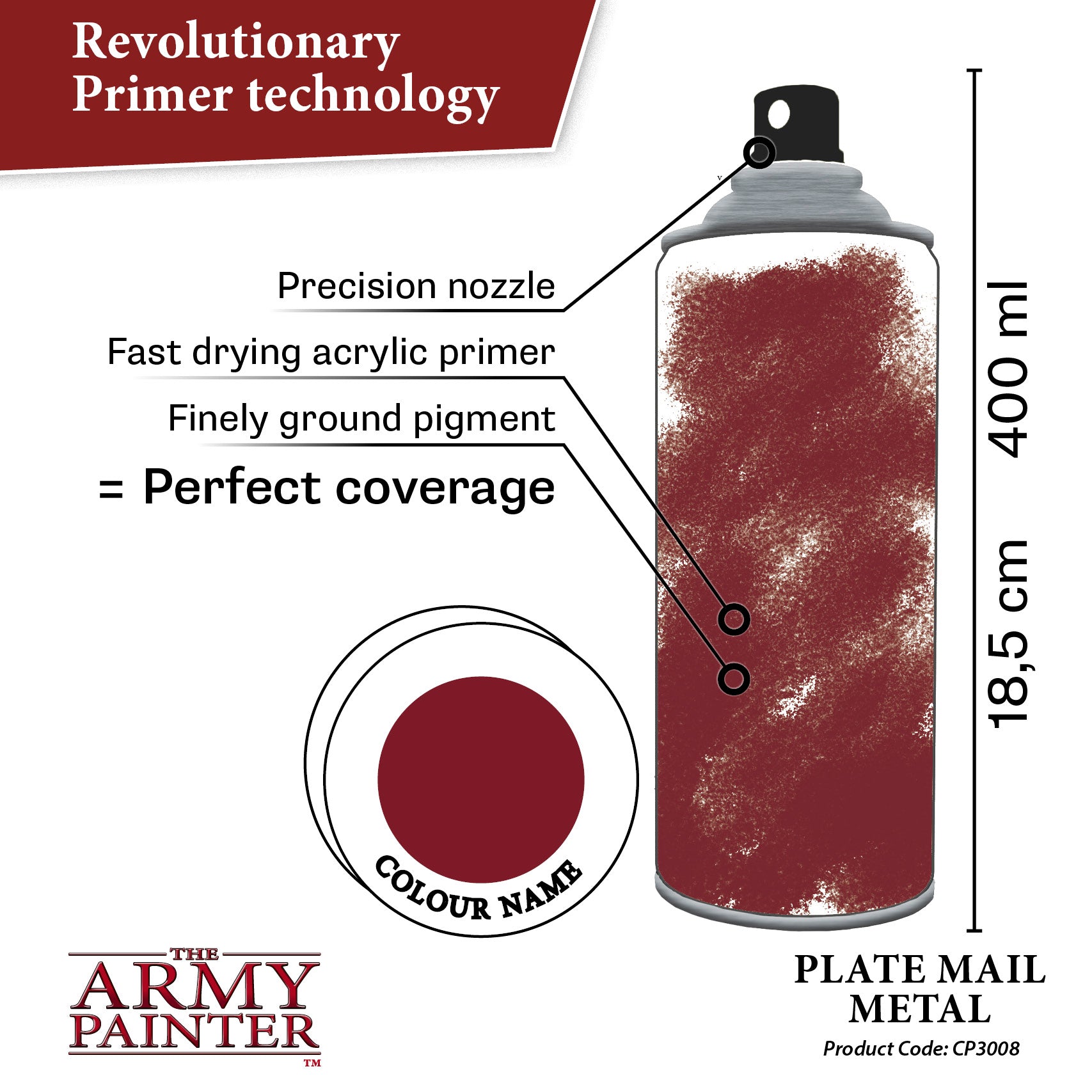 Colour Primer - Plate Mail Metal