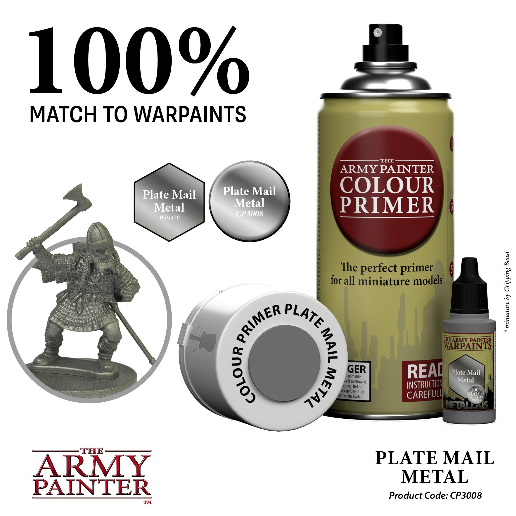 Colour Primer - Plate Mail Metal