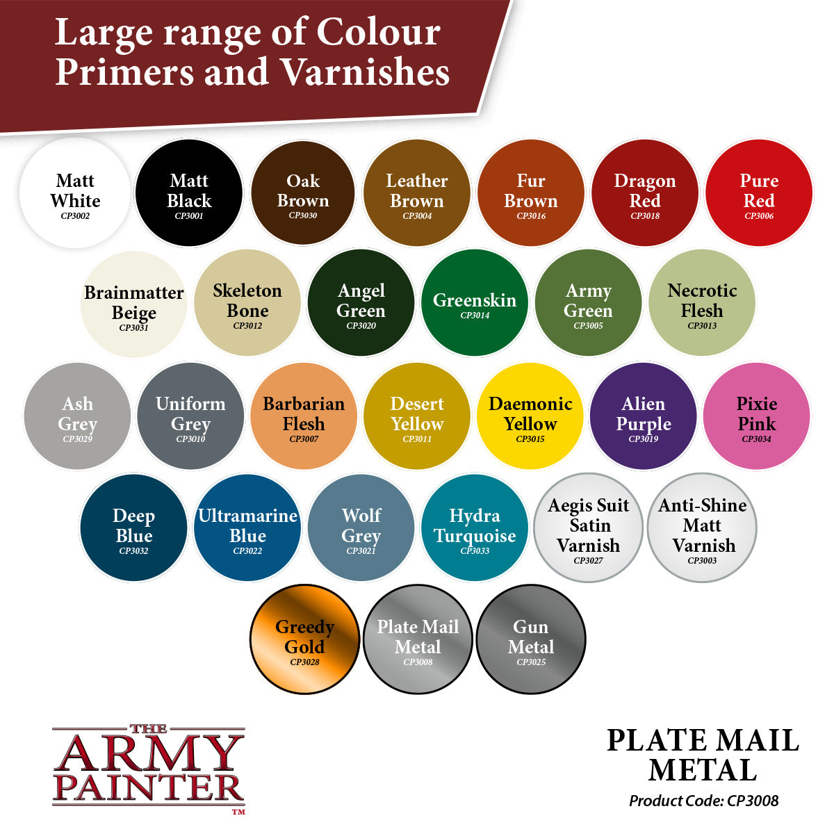 Colour Primer - Plate Mail Metal