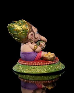 Chibi Ganesh Baby Lover of Ladoos