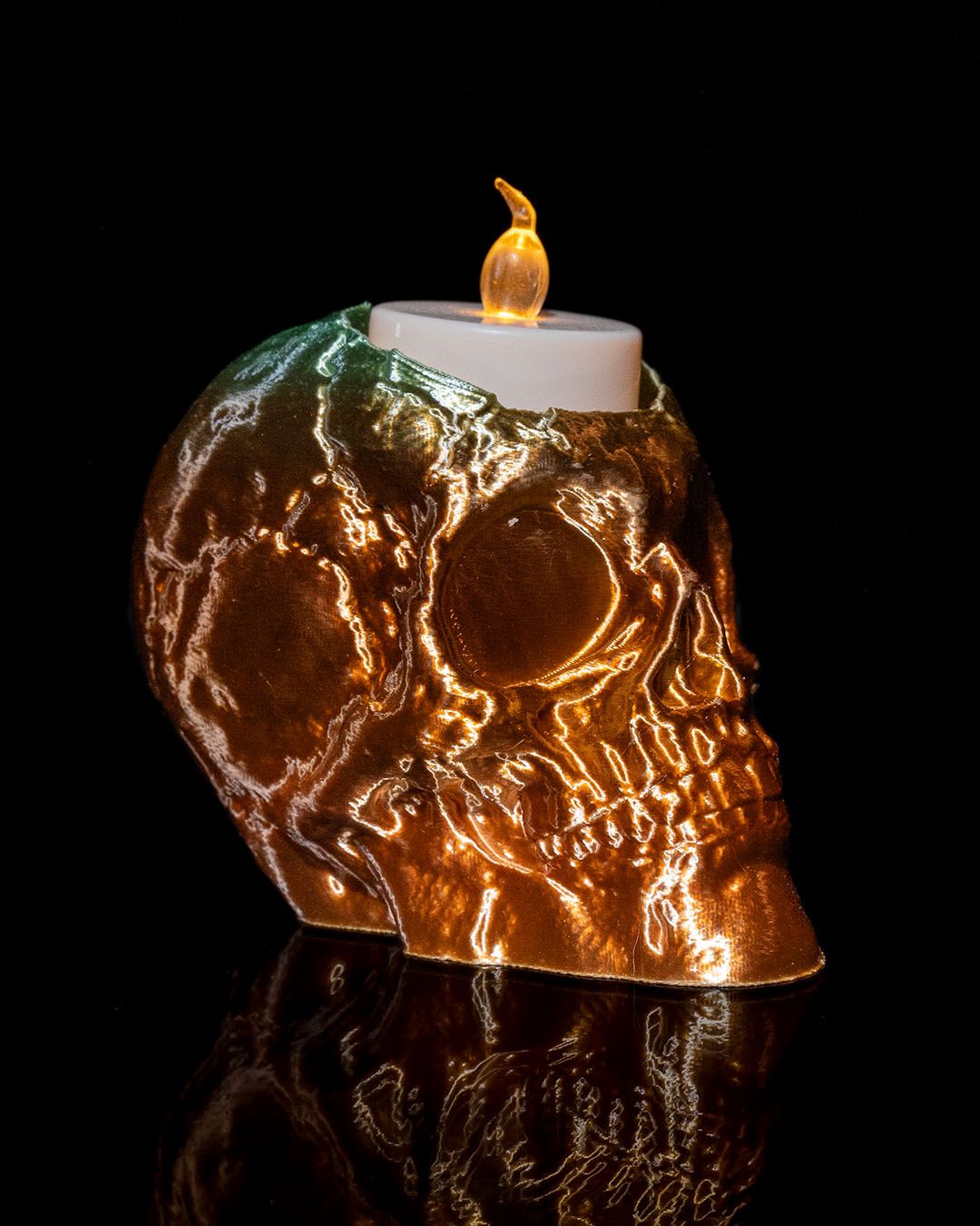 Skull Scent Candle Mold