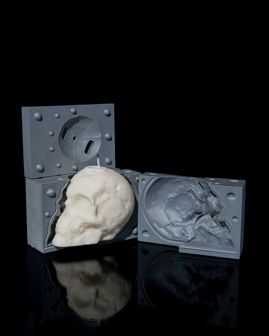 Skull Scent Candle Mold