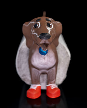 Wiener Dog Paper Towel Holder