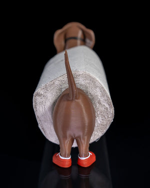 Wiener Dog Paper Towel Holder