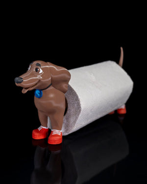 Wiener Dog Paper Towel Holder